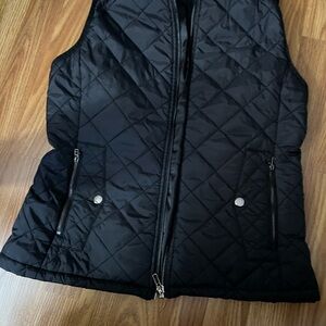 Black Quilted Women's Vest